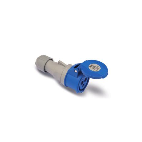 TOMA AEREA 16AMP 2P+T AZUL