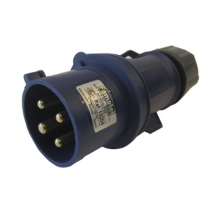 Clavija 32Amp 3P+T IP44 Famatel Azul