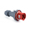 Clavija 63 Amp 3P+T IP67 Famatel Roja
