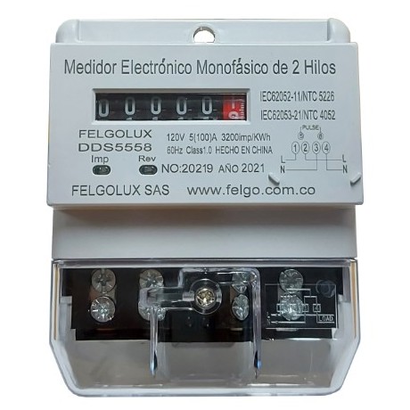 Contador-Medidor  Monofasico Electrónico