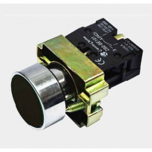Pulsador Negro  22 mm