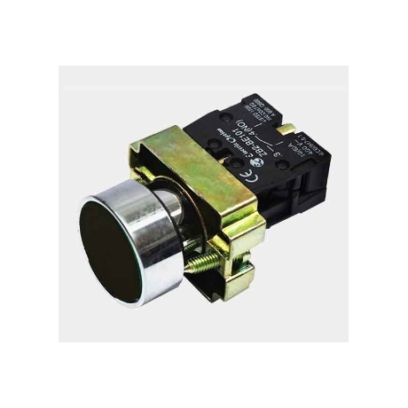 Pulsador Negro  22 mm