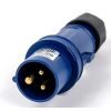 CLAVIJA 16 AMP 2P+T AZUL FAMATEL