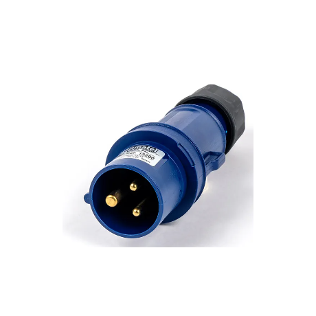 CLAVIJA 16 AMP 2P+T AZUL FAMATEL