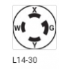 CLAVIJA DE SEGURIDAD NEMA L14-30