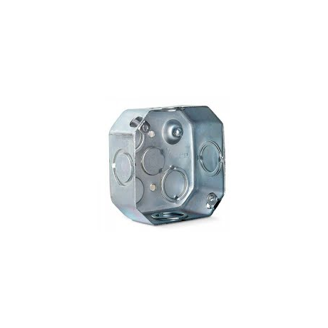 Caja Octagonal Galvanizada Retie Cal 20