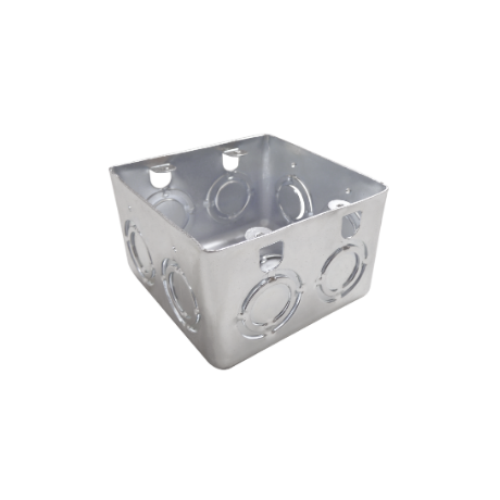 Caja 10x10 Doble Fondo Galvanizada Retie