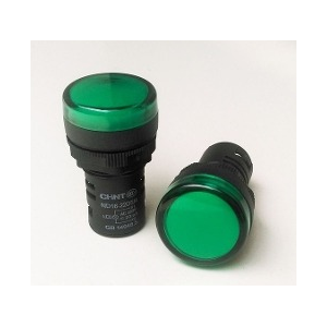Piloto Led Luminoso 22mm Verde