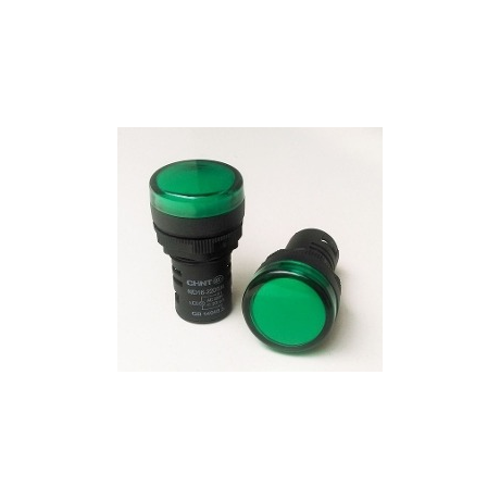 Piloto Led Luminoso 22mm Verde