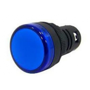Piloto Led Luminoso 22mm Azul