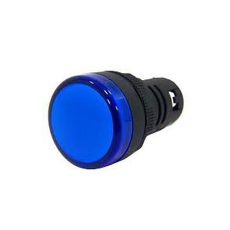 Piloto Led Luminoso 22mm Azul