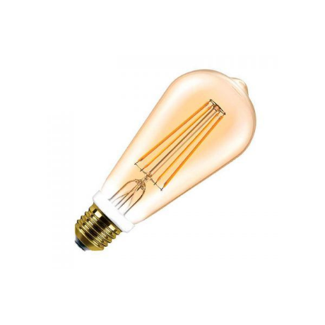 Bombillo Led Filamento E27 Pera Cálido
