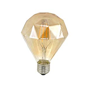 Bombillo Led Filamento E27 Pirámide Cálido