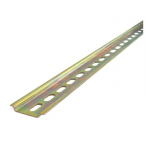 Riel DIN Omega Perforado x 1 Metro