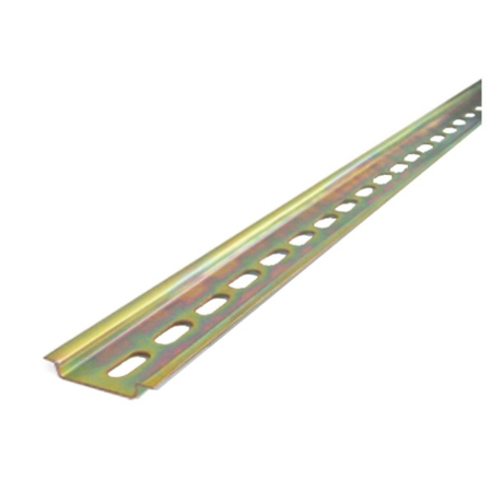 Riel DIN Omega Perforado x 1 Metro