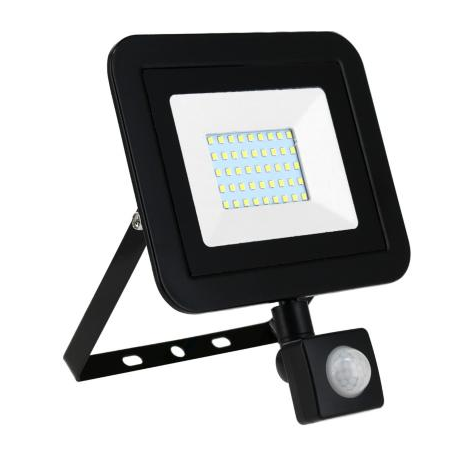 Reflector Led 30W con Sensor de Movimiento IP 65 luz blanca