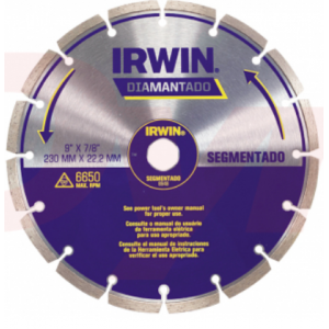 Disco Diamantado Segmentado 9" irwin