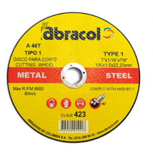 Disco Corte 7" Dewalt x 2 Unidades