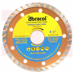 Disco Diamantado Segmentado 4" Abracol