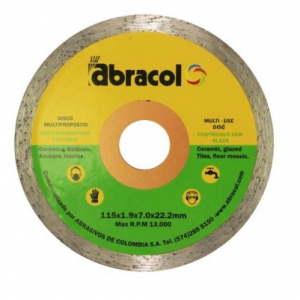 Disco Diamantado Segmentado 4" Abracol