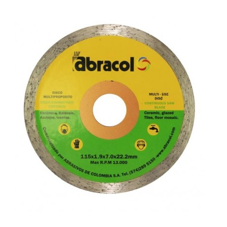 Disco Diamantado Segmentado 4" Abracol
