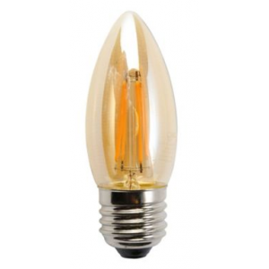 Bombillo Led Filamento E 27 Vela