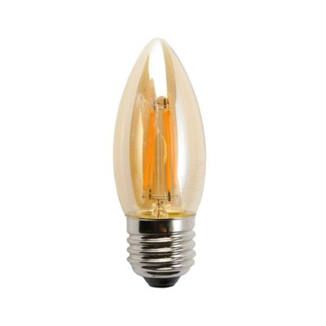 Bombillo Led Filamento E 27 Vela