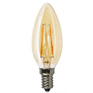 Bombillo Led Filamento E 14 Vela