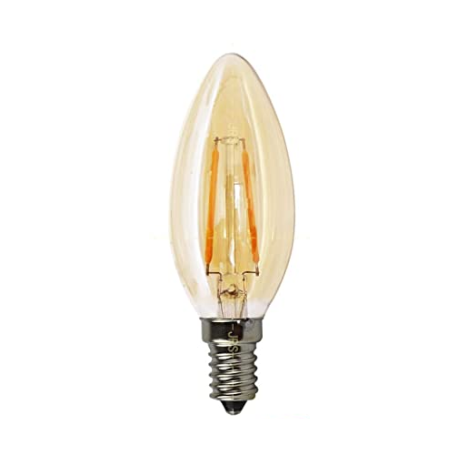 Bombillo Led Filamento E 14 Vela