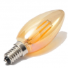 Bombillo Led Filamento E 27 Vela