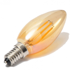 Bombillo Led Filamento E 27 Vela