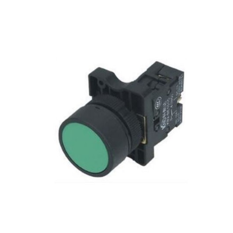 Pulsador Verde 22 mm