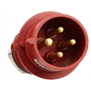 Clavija 32Amp 3P+T IP67 Famatel Roja